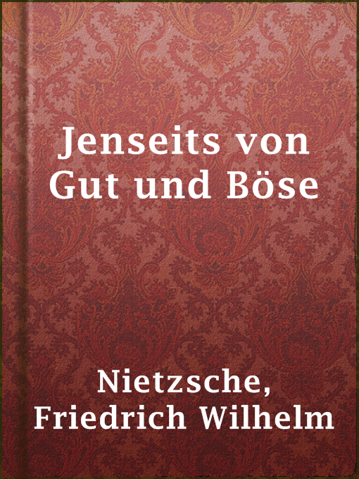 Title details for Jenseits von Gut und Böse by Friedrich Wilhelm Nietzsche - Available